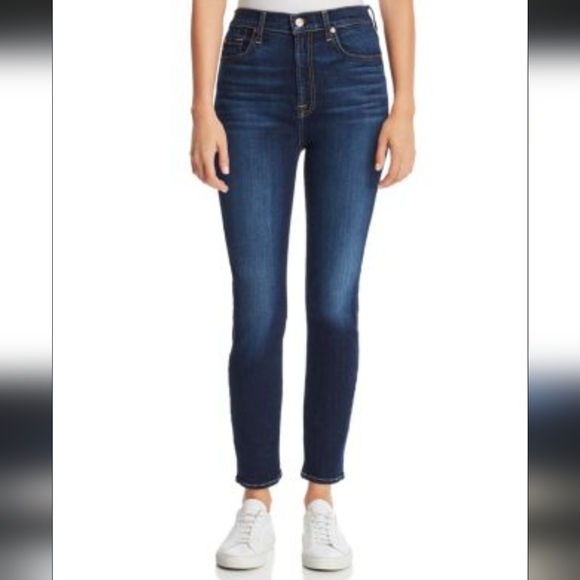 7 For All Mankind Denim - 7 for all Mankind Stretch Dark Wash Skinny Jeans 27